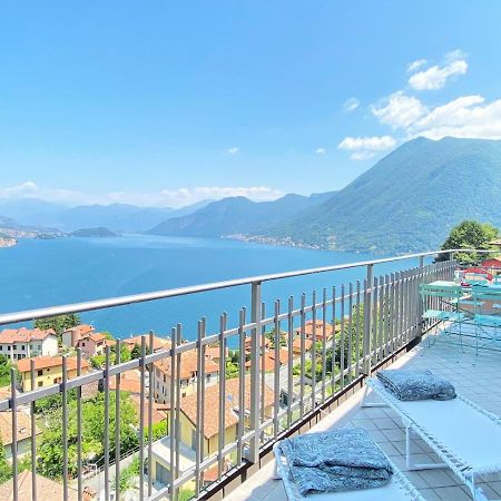 La Rondinella - Loft With Fantastic View On Lake Como Apartment อาร์เจโญ ภายนอก รูปภาพ