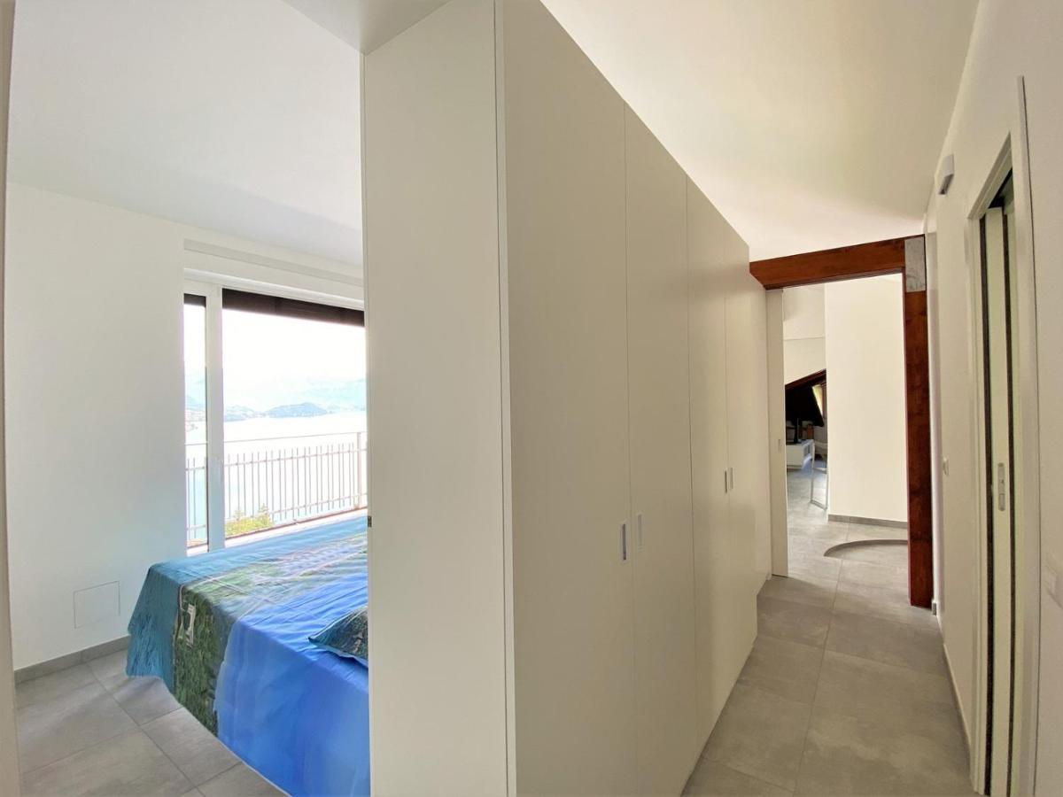 La Rondinella - Loft With Fantastic View On Lake Como Apartment อาร์เจโญ ภายนอก รูปภาพ