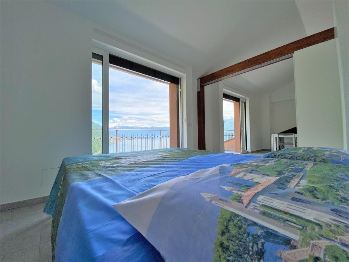 La Rondinella - Loft With Fantastic View On Lake Como Apartment อาร์เจโญ ภายนอก รูปภาพ